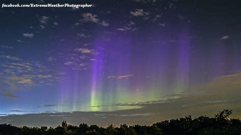 View Larger Aurora Borealis Or Northern Lights Seen Over Wisconsin