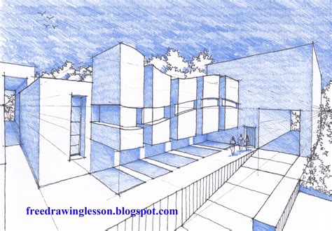 How To Draw A Bungalow