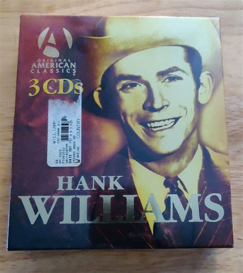 hank williams 3 cd box set original american classics new sealed ebay