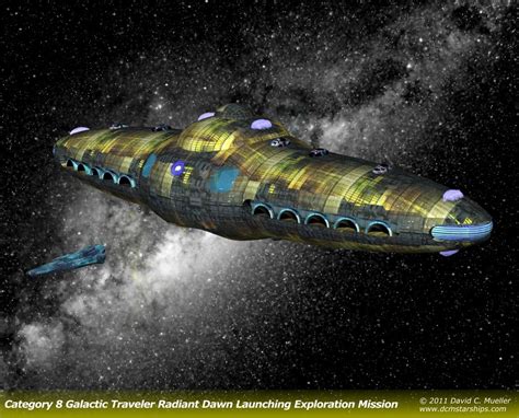 Galactic Traveler Radiant Dawn Inspired By Spaceships Of Original