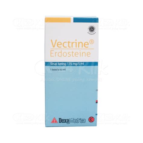 Vectrine Dry Syrup 60 Ml 175 Mg5 Manfaat Dosis