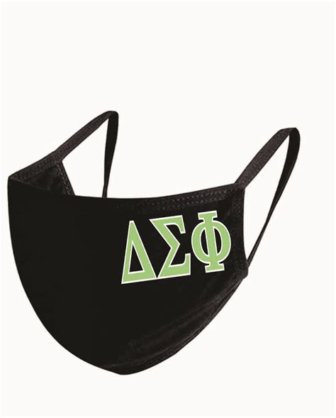 Delta Sigma Phi Fraternity Face Mask Brothers And Sisters Greek Store