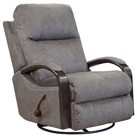 Catnapper Niles Swivel Glider Recliner With Track Arms Virginia