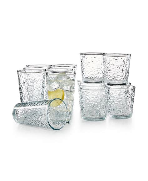 Libbey Frost 16 Piece Glassware Set And Reviews Glassware And Drinkware Dining Macy S