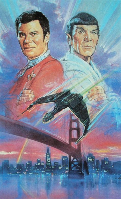 Star Trek Iv The Voyage Home Textless Movie Poster Star Trek Movie