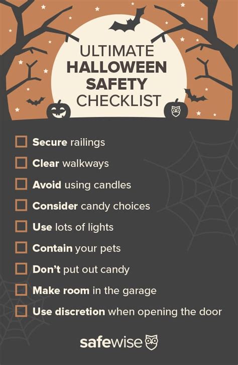 printable halloween safety tips