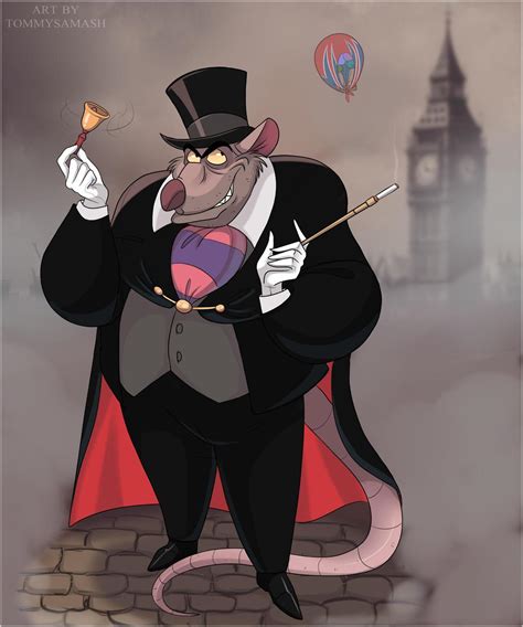 Ratigan From Great Mouse Detective By Ustommysamash R90scartoons