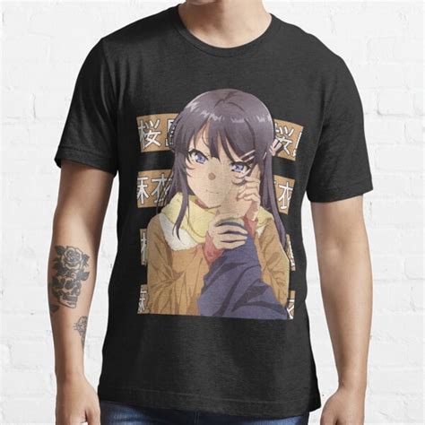 Mai Sakurajima Seishun Buta Animemanga T Shirt For Sale By Leomordd