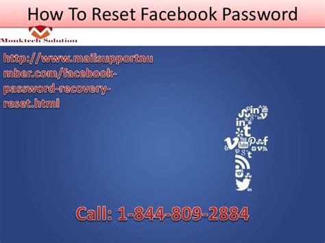 Recover Facebook Password 1 844 809 2884 Toll Free User Want To Retrieve It Using Facebook