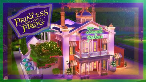 The Sims 4 L Princess Tianas Palace Speed Build Youtube