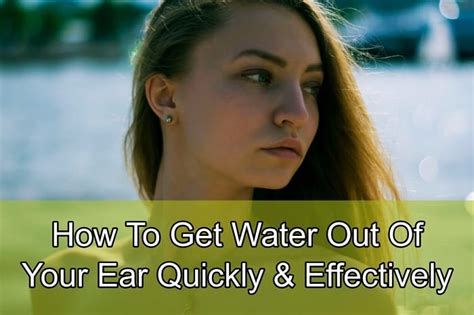 How To Water Out Of Your Ear Lying Down On The Affected Side Books