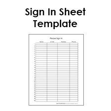 Use our fedex office online printing services to access templates provided by the center for disease control and prevention (cdc). Blank Sign In Sheet Templates - Tim's Printables