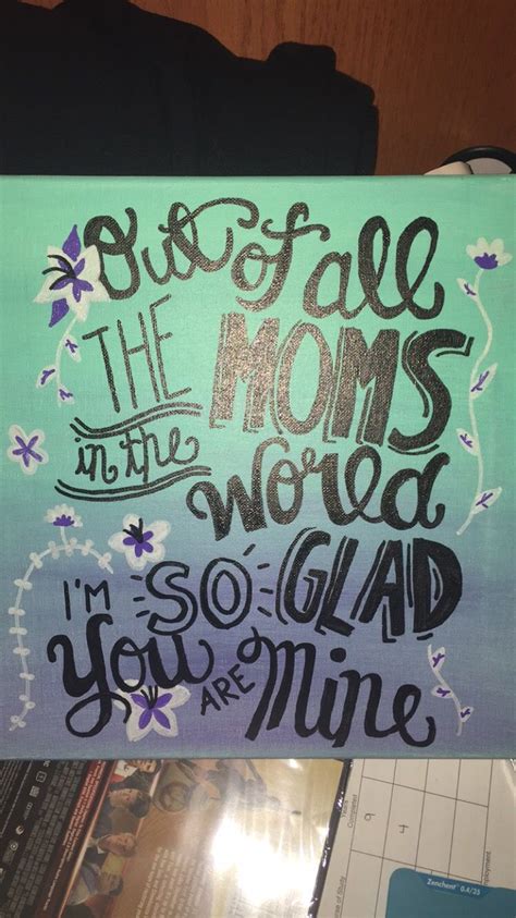 Diy meaningful birthday gifts for mom. Mothers day canvas … | Diy gifts for mom, Mom diy, Mother ...