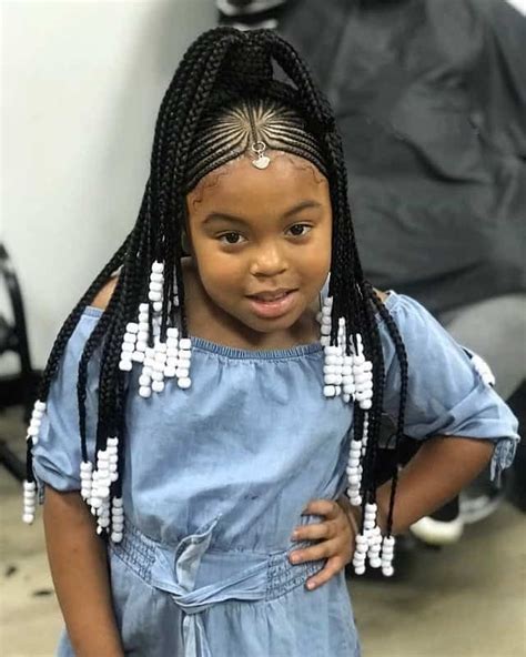 35 Outstanding Kids Braided Hairstyle Ideas With Beads To Have Little