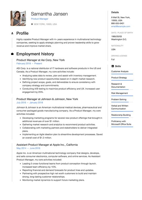 A product manager resume template that proves you launch like steve jobs. Product Manager Resume Resume  + 12 Samples  | PDF | 2019