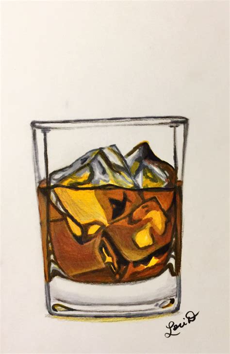 A single lemon would be enough for one glass of rum and coke, whereas overdoing might lead to a weird acidic taste since. Drawing of Rum and Coke. Lori Douglas. | Rum desserts, Rum ...