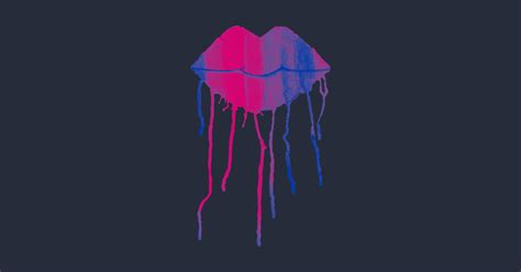 bisexual pride dripping watercolor lips bi pride tapestry teepublic