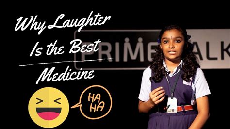 Laughter Is The Best Medicine Speech By Niranjana Ratheesh Vyasa