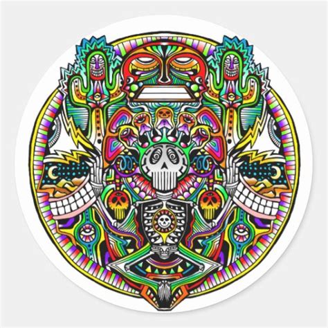 10000 Psychedelic Stickers And Psychedelic Sticker Designs Zazzle