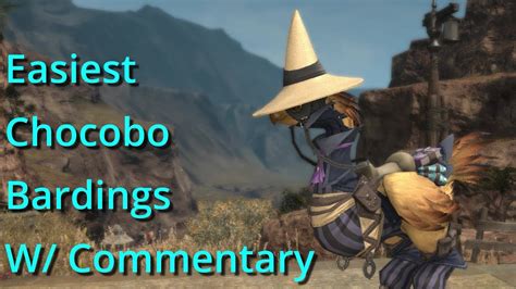 7 Easiest Chocobo Bardings Commentary Ffxiv Youtube