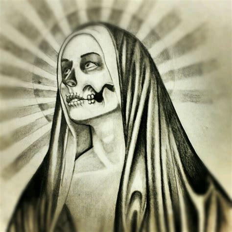 Virgin Mary Sketch Tattoo Art Drawings Og Abel Art Skulls Drawing