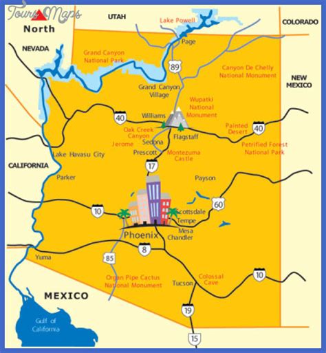 Glendale Map Tourist Attractions