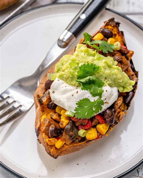 We'll even provide some recipes you might like. Simple Mexican Stuffed Sweet Potatoes Recipe | Healthy ...