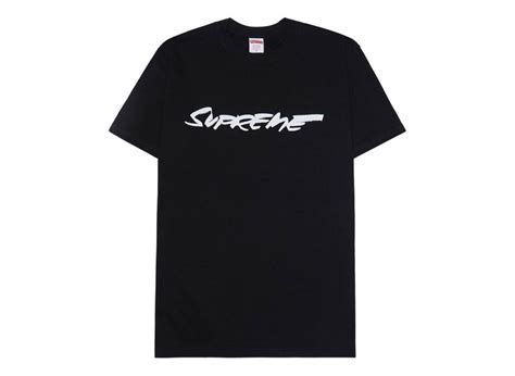 Supreme Futura Logo Tee Black Snkrdunk