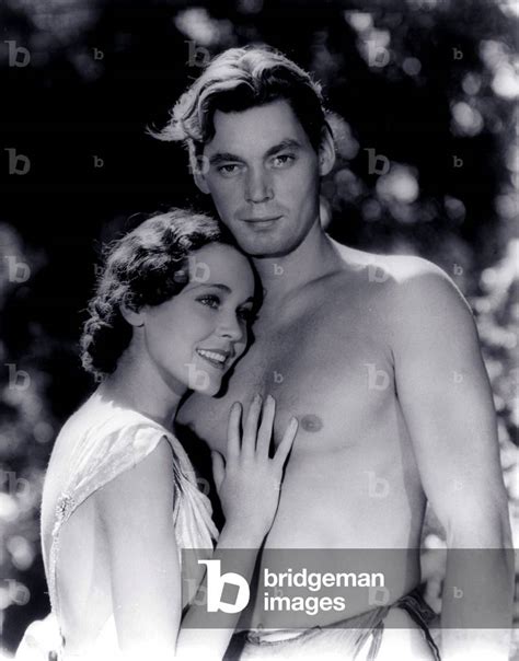 Image Of Tarzan And His Mate Maureen Osullivan Johnny Weissmuller 1934