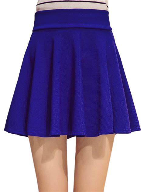 Beiwei Ladies Mini Skirts High Waist Short Skirt Solid Color Skort Casual Skorts Women Ruffle