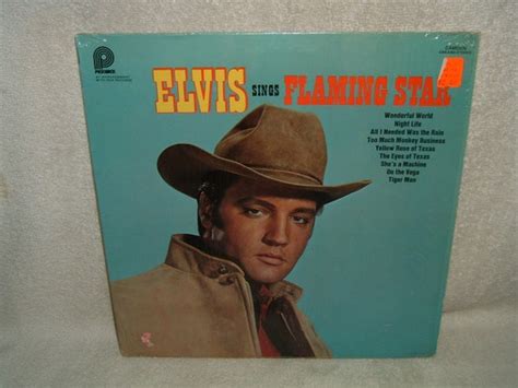 Elvis Presley Elvis Sings Flaming Star Lp Record Etsy