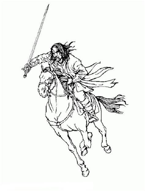 Aragorn, also known as elessar, is the 16th chieftain of the dunedain in the lords of the rings. Colorare Il signore degli anelli, disegno Aragorn sul suo ...