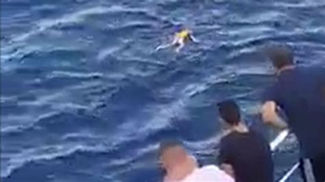 Watch Dead Body Floats In Mediterranean Sea Near Cruise Ship Al