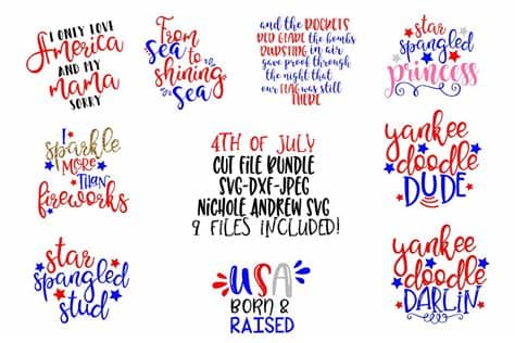 One thing that i get asked a ton is 'where do i find cute fonts that i can use for personal or commercial use?'. 4th of July svg bundle, July 4th svg bundle, Fourth of ...