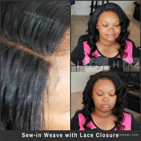 Sew In Weave With Lace Closure Plus How To Attach A Weave Closure