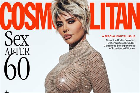 Lisa Rinna For Cosmopolitans Sex After 60 Special Digital Issue Tom Lorenzo