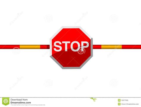 Isolated Stop Sign Stock Illustration Illustration Of English 10377935