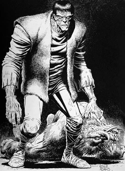 Arthur Adams Frankenstein Art Comic Books Art Comic Art