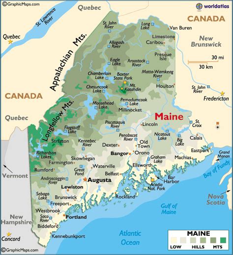 Maine Metro Map Travelsfinderscom