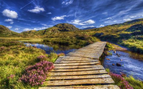 Beautiful Bridge Highlands Scotland Beautiful Background 1680x1050