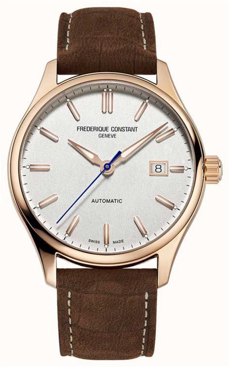 Frederique Constant Classic Index Automatic Rose Gold Plated Case Fc