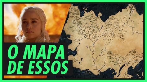 Mapa De Essos Game Of Thrones Youtube