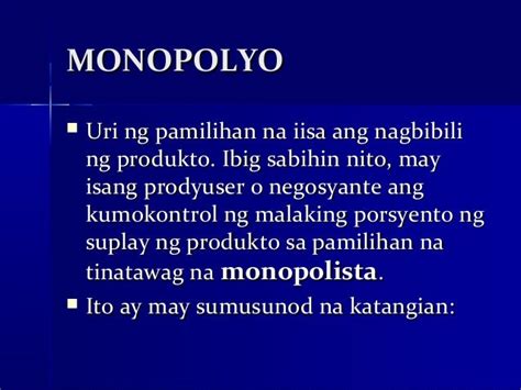 Ano Ang Pagkakatulad Ng Monopolyo At Oligopolyo