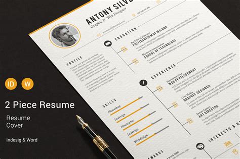 30 Sexy Resume Templates Guaranteed To Get You Hired In 2020 Inspirationfeed