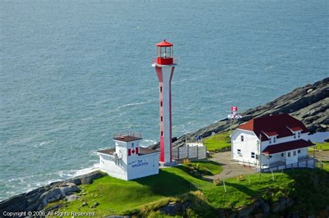 Cape Forchu Lighthouse Yarmouth Nova Scotia Canada