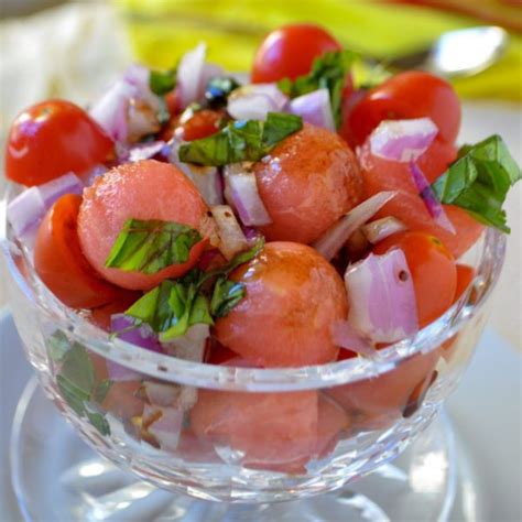 Watermelon Tomato Salad Recipe 6 Ingredient Leftover Watermelon Salad