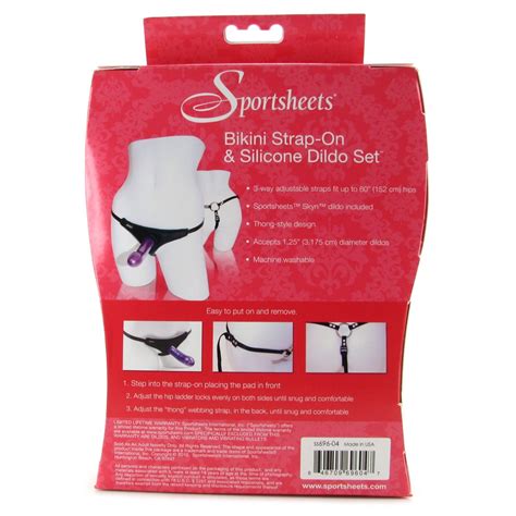 Sportsheets Bikini Strap On Harness And Silicone Dildo Set Dallas Novelty