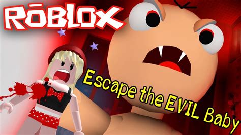 Roblox Escape The Evil Baby Obby 👶 หนีเด็กน้อยสุดโหด Youtube