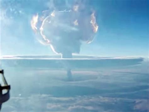 The Mushroom Cloud Of The Tsar Bomba With A Blast Yield Of 50 Megatons Of Tnt It Remains The