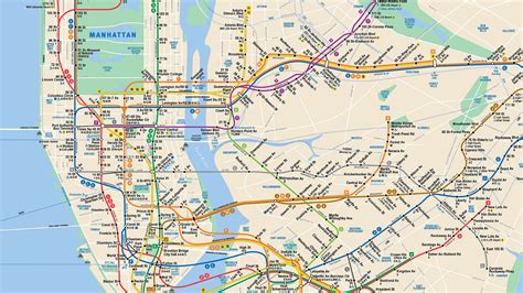 Mapa Metro Queens